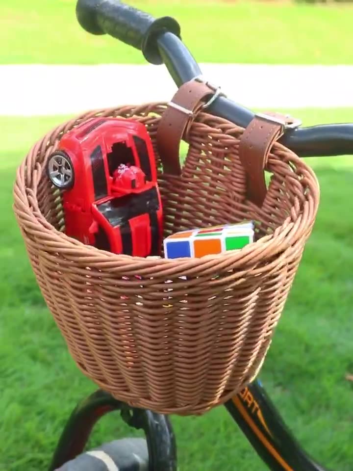 Universal PP Woven Bike Basket – For Scooters & Kids Bikes