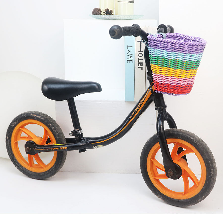 Universal PP Woven Bike Basket – For Scooters & Kids Bikes