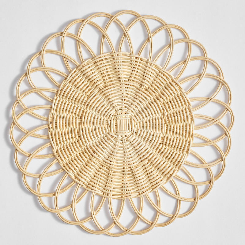 Set de table tissé en rotin naturel