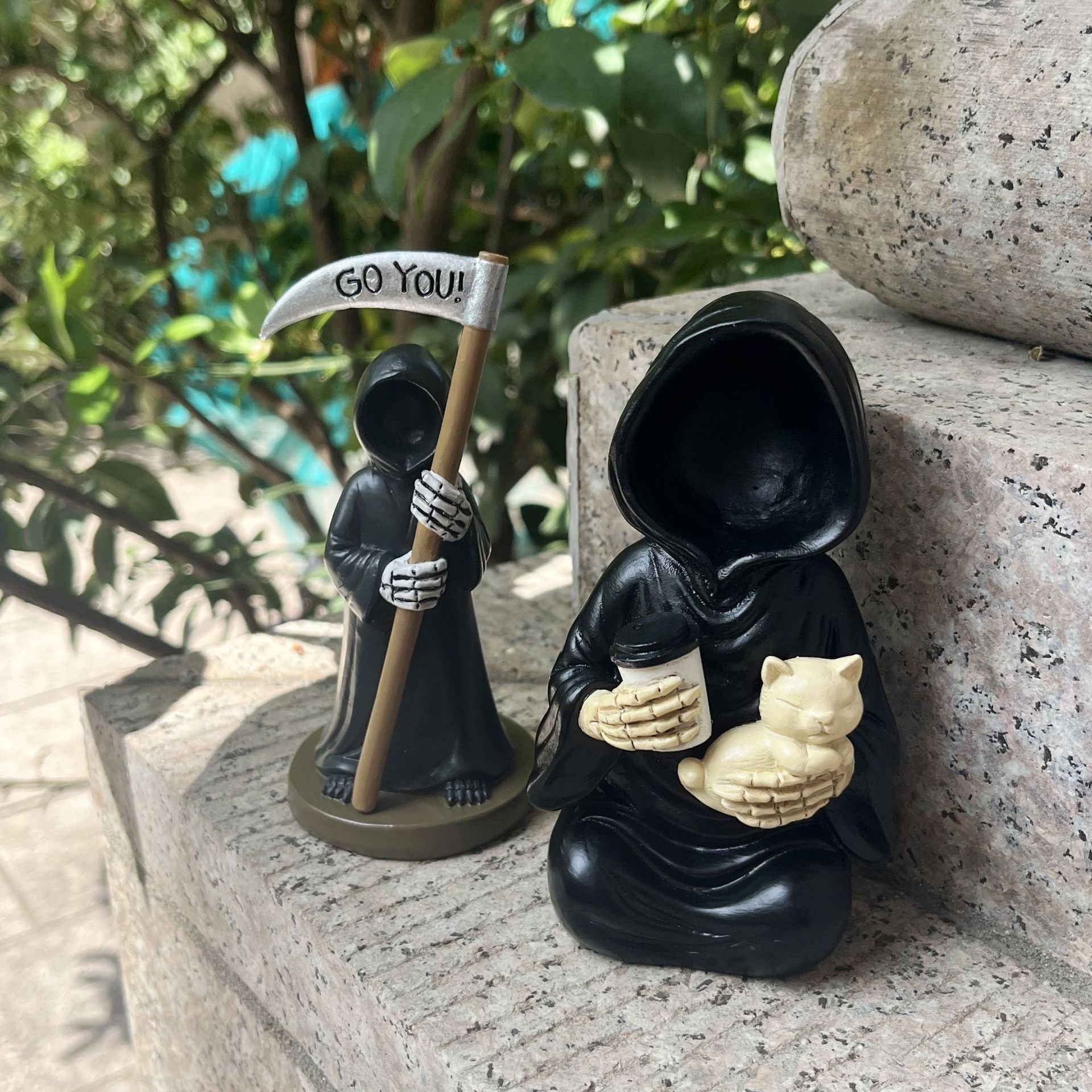 Figurine de soutien émotionnel Grim Reaper 