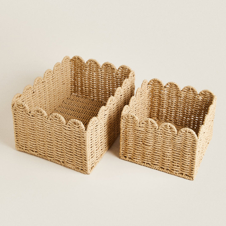 Eco Paper Rope Storage Baskets – Large Capacity Organizers