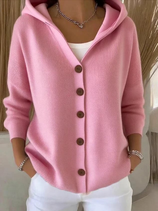 🔥Women's Blended Long-Sleeve Comfortable Casual Cardigan