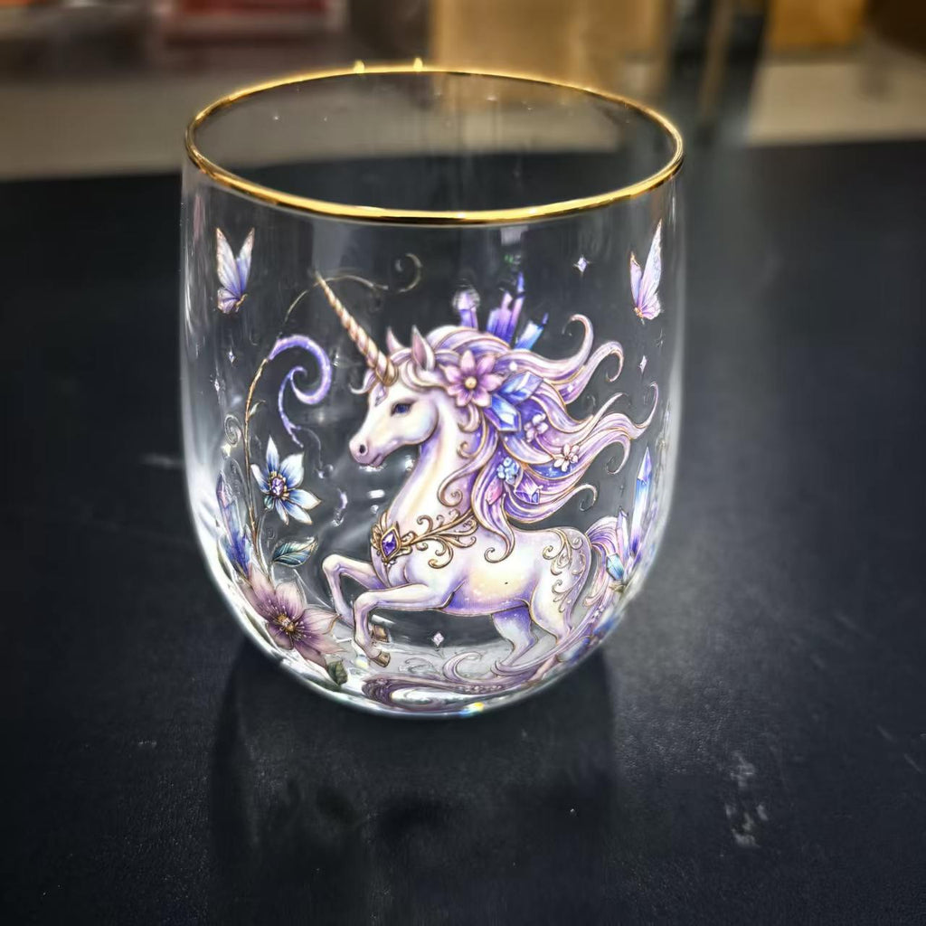 🌸🌿 Limited Edition 2026 Garden Morning Bliss Glass Tea Cup☀️☕