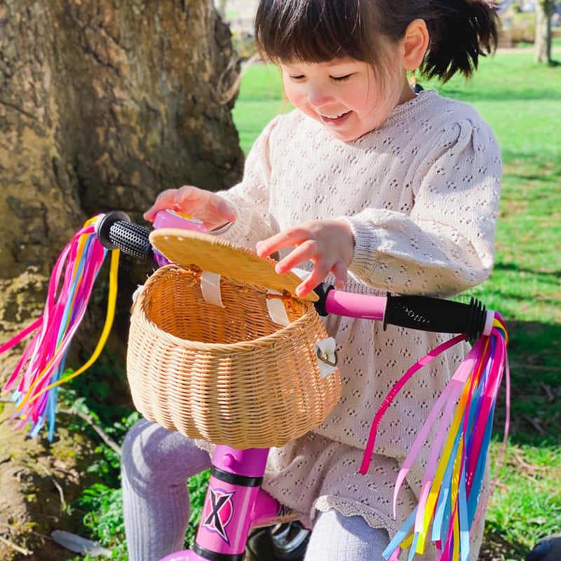 Universal PP Woven Bike Basket – For Scooters & Kids Bikes