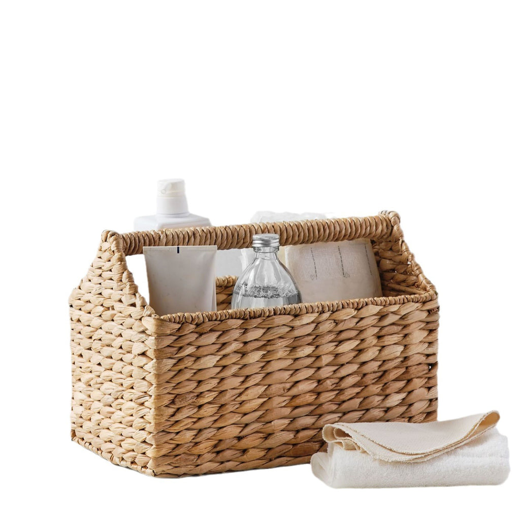 Water Hyacinth Woven Basket – Natural Storage Organizer