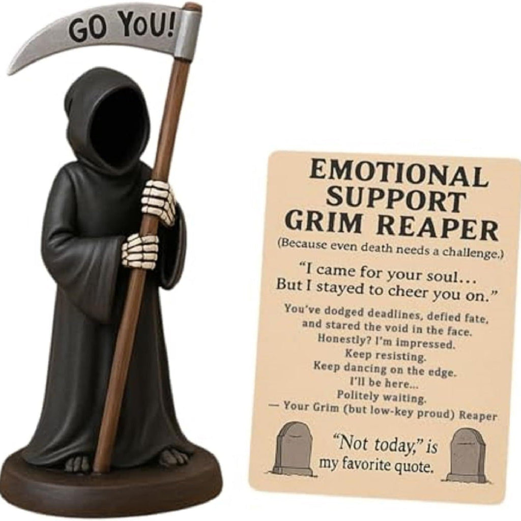 Figurine de soutien émotionnel Grim Reaper 