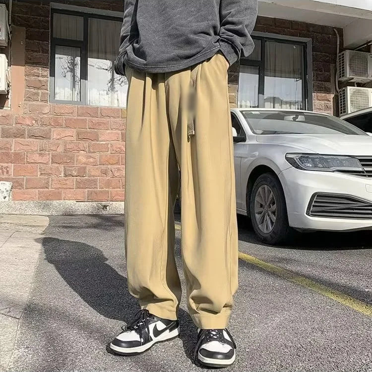 Pantalon décontracté ample à taille élastique et jambes larges (2 pièces achetées, livraison gratuite) 
