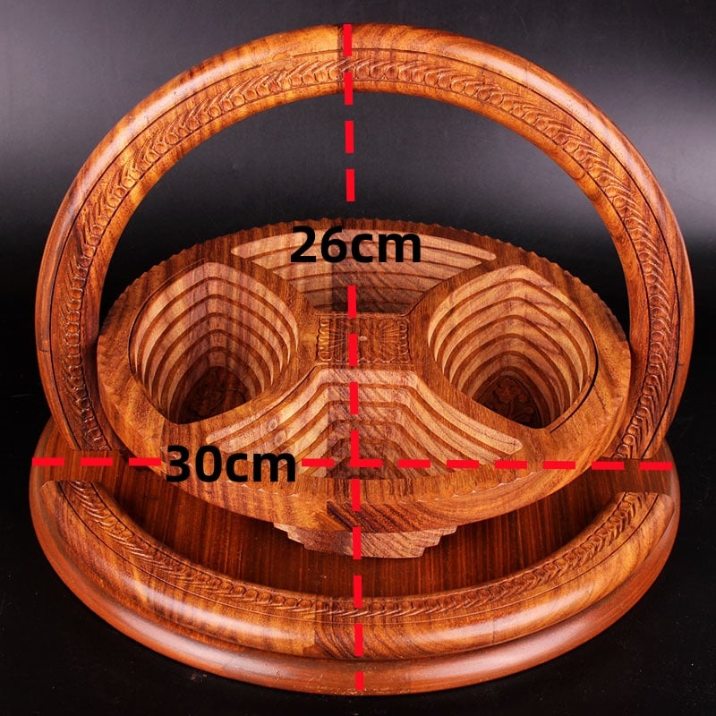 49 % DE RÉDUCTION 🔥 - Assiette à fruits en bois sculpté à la main 