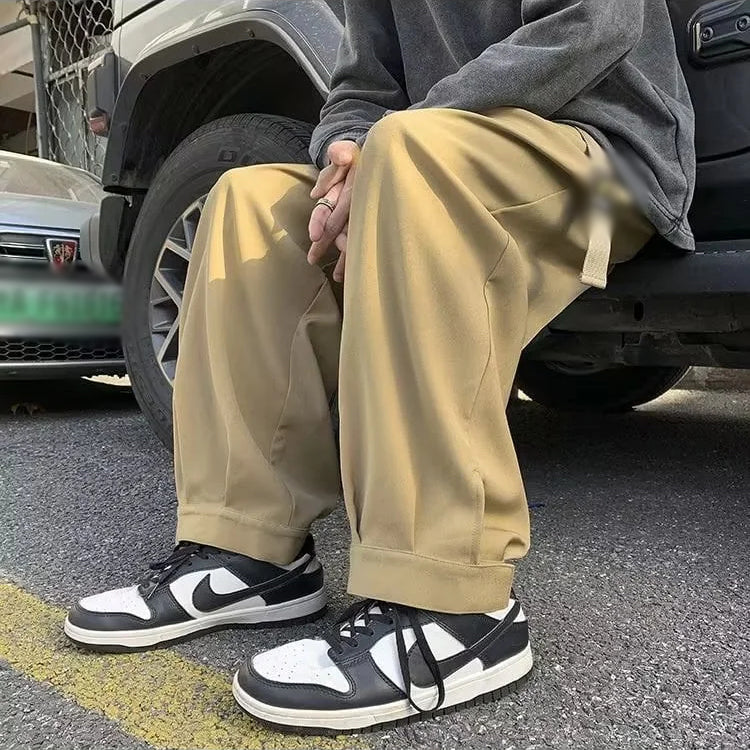 Pantalon décontracté ample à taille élastique et jambes larges (2 pièces achetées, livraison gratuite) 