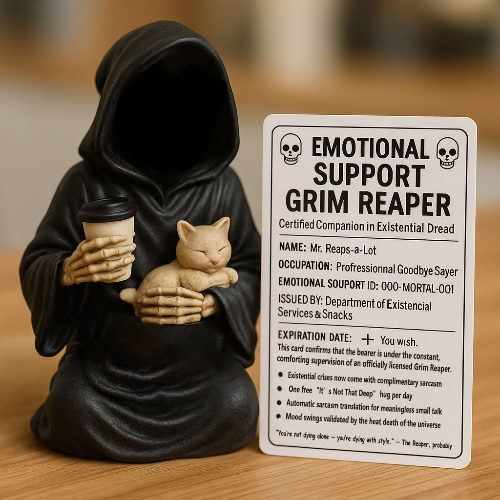 Figurine de soutien émotionnel Grim Reaper 