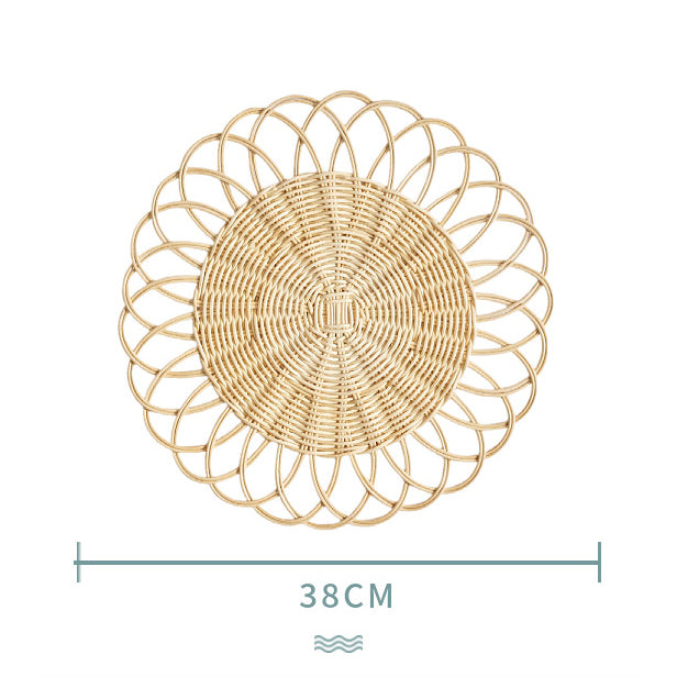 Set de table tissé en rotin naturel