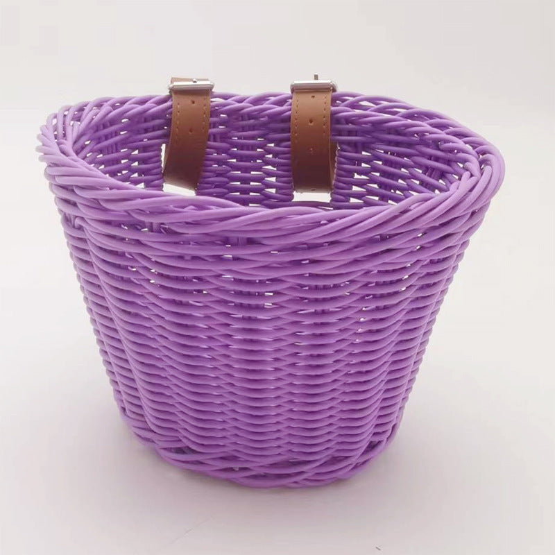 Universal PP Woven Bike Basket – For Scooters & Kids Bikes
