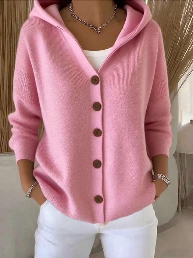 🔥Women's Blended Long-Sleeve Comfortable Casual Cardigan
