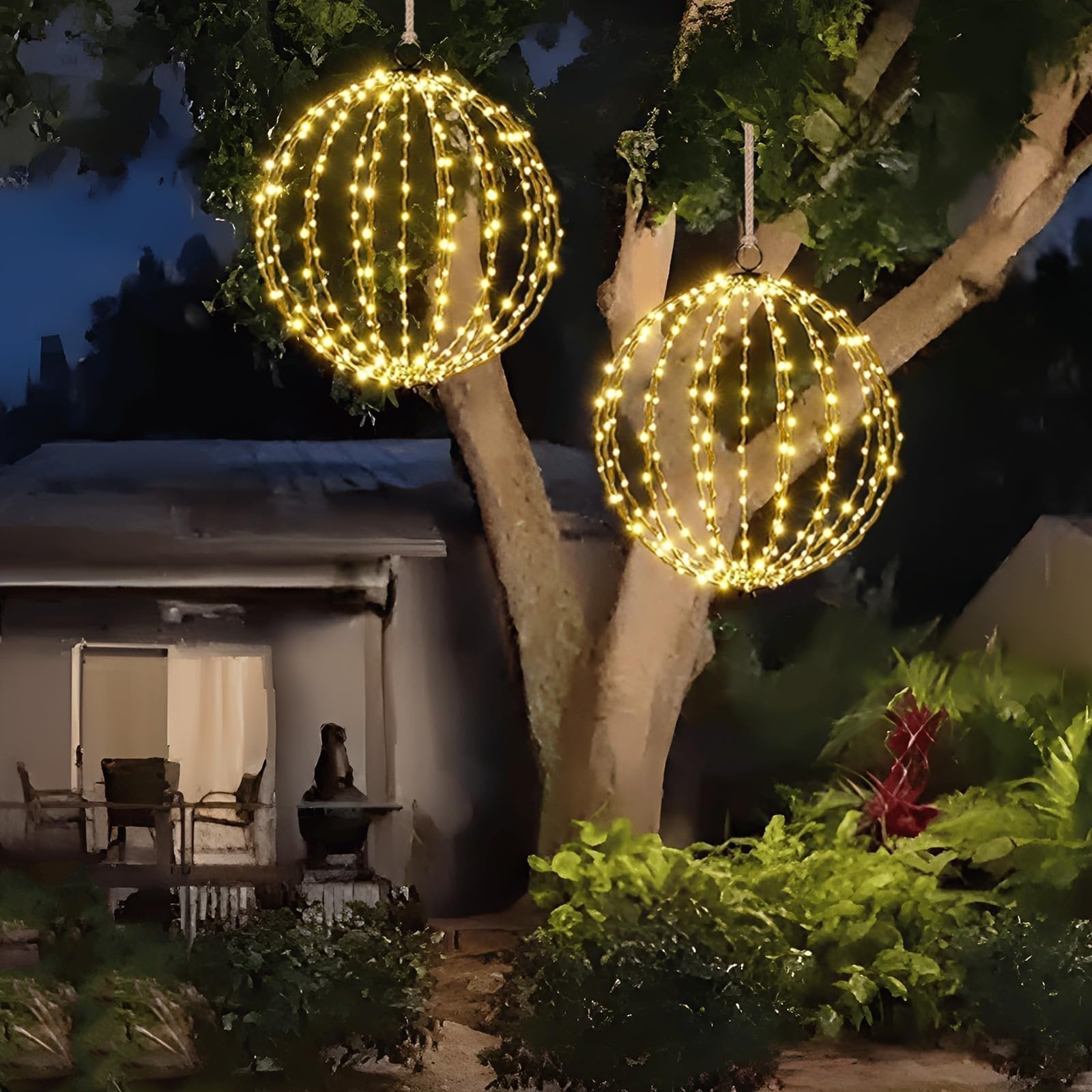 🔥Boule lumineuse durable, imperméable, longue durée, légère et brillante 