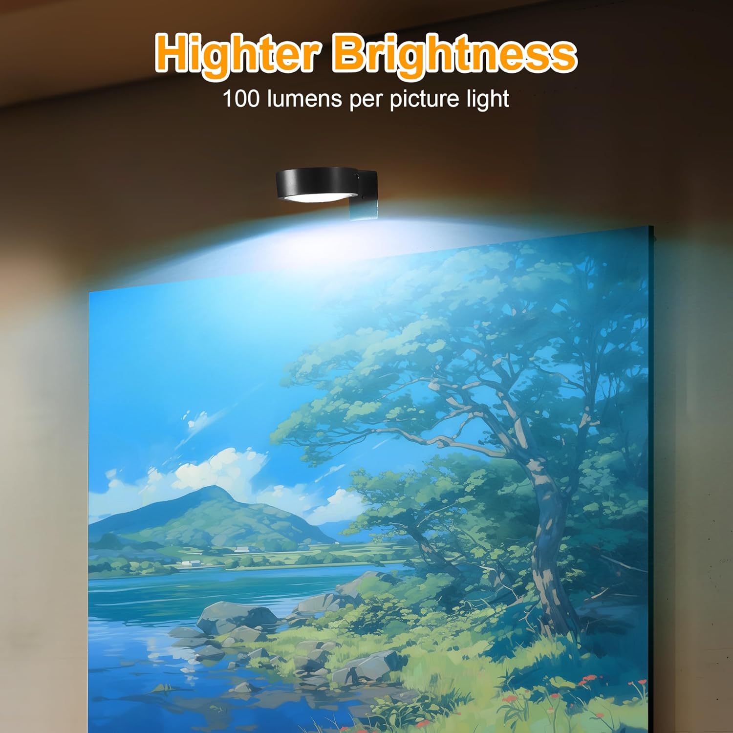 Lampe de peinture magnétique avec 13 modes d'éclairage 