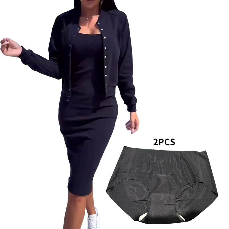 Spaghetti Strap Bodycon Dress & Jacket Set