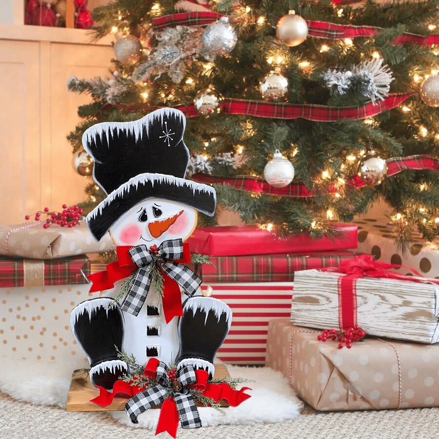 🎄Décoration de Noël en bois🎄[Base incluse] 