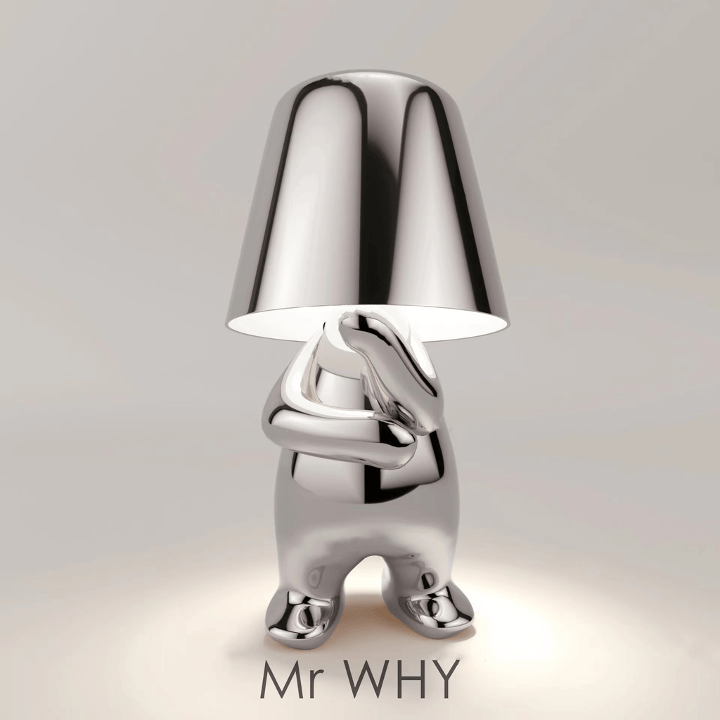 Thinker Golden Man Desk Lamp