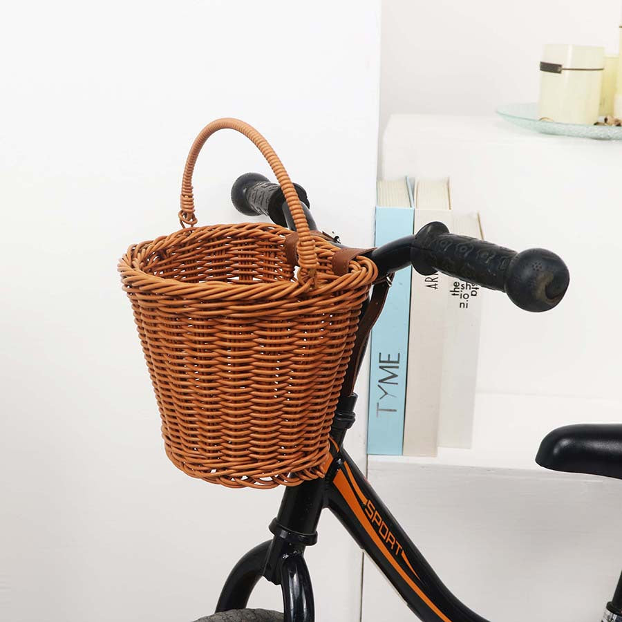 Universal PP Woven Bike Basket – For Scooters & Kids Bikes