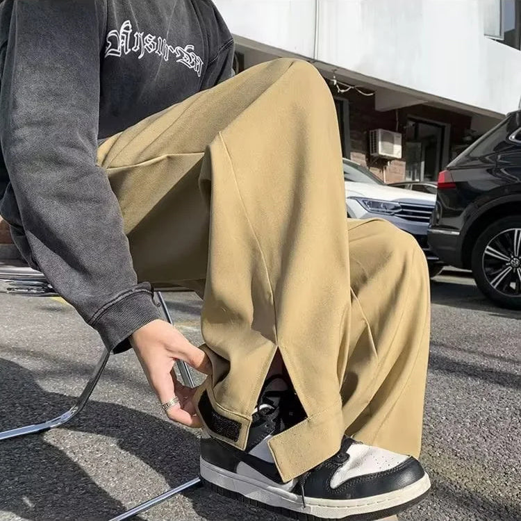 Pantalon décontracté ample à taille élastique et jambes larges (2 pièces achetées, livraison gratuite) 
