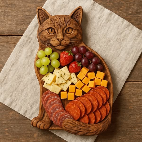 Plateaux de charcuterie d'animaux amusants 