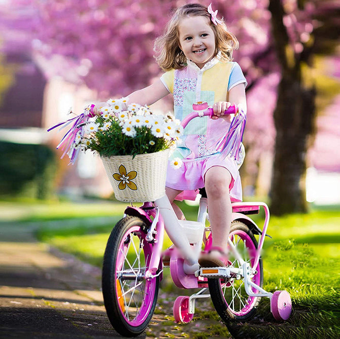 Universal PP Woven Bike Basket – For Scooters & Kids Bikes