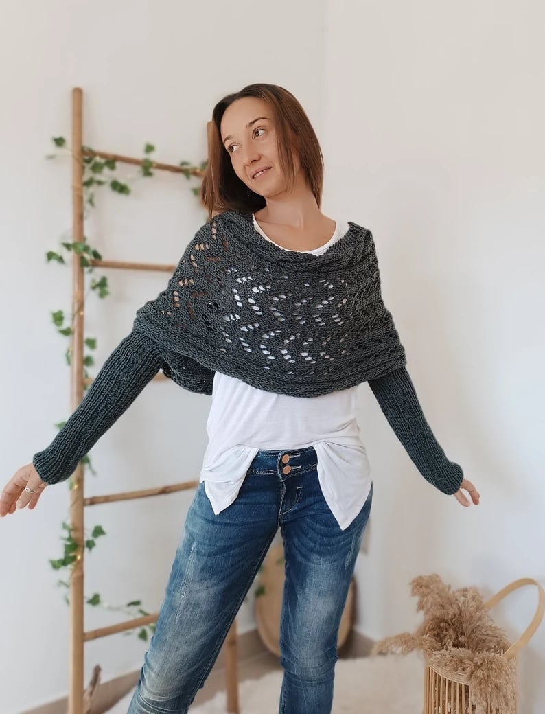 Boléros tricotés pour femmes 