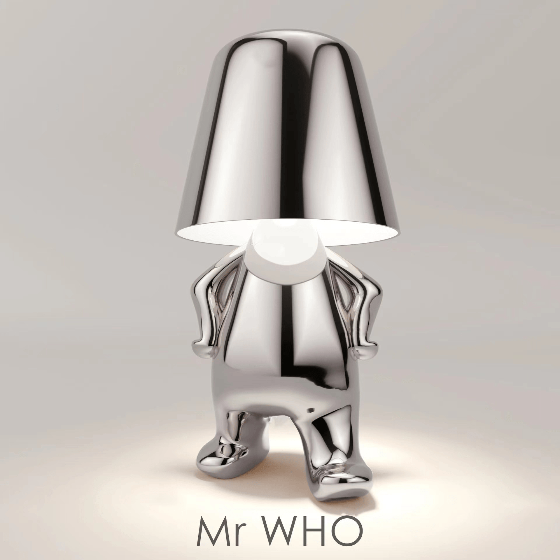 Thinker Golden Man Desk Lamp