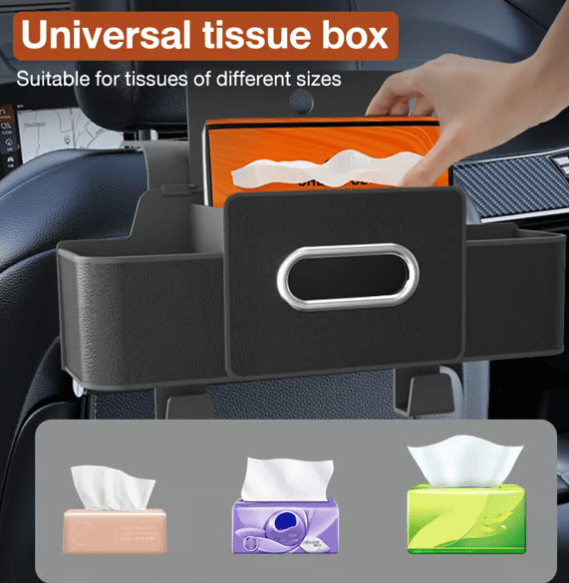 3-in-1 Car Backseat Organizer – Keep Your Ride Clean & Organized!