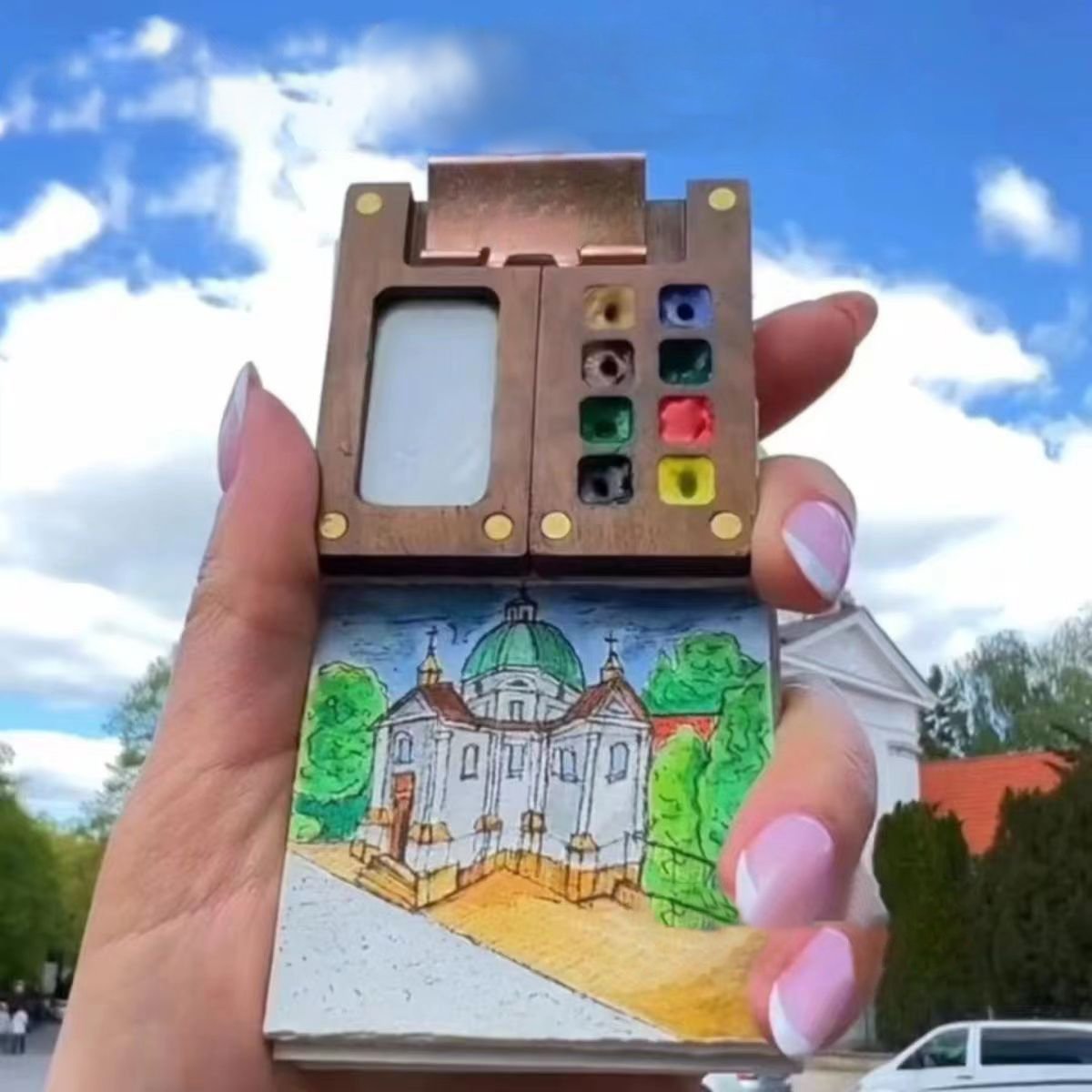 Kit d'aquarelle de poche 