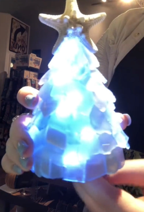 Soldes - 49 % de réduction 🎄Sapin de Noël en verre de mer 