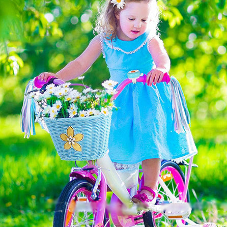 Universal PP Woven Bike Basket – For Scooters & Kids Bikes