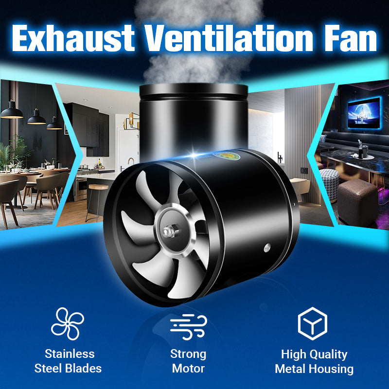 🔥Convient à de multiples scénarios - haute vitesse, haute puissance, aspiration ultra-puissante et ventilateur d'extraction silencieux 