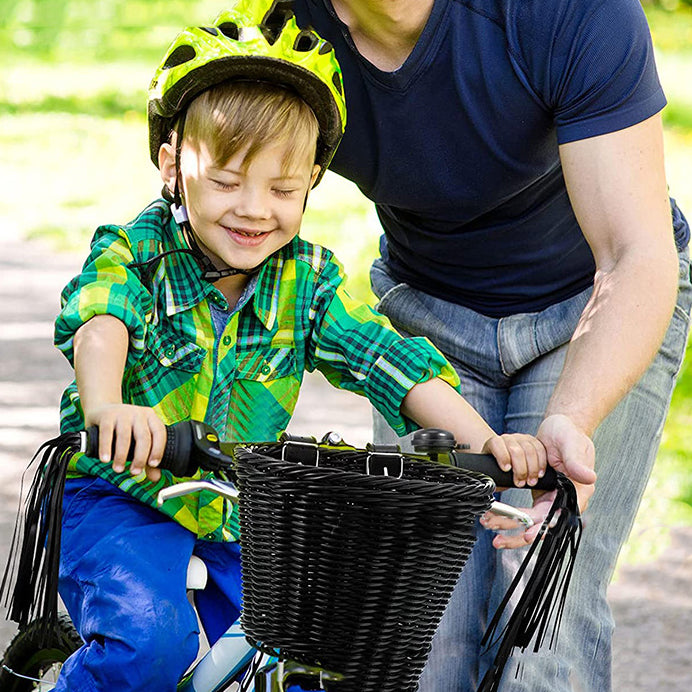 Universal PP Woven Bike Basket – For Scooters & Kids Bikes