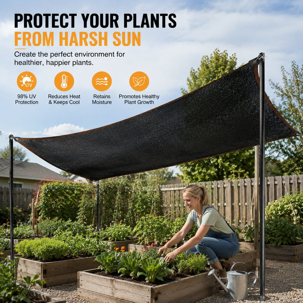 ☀️ 98% UV-Blocking Sunshade Net – Ultimate Outdoor Protection-6