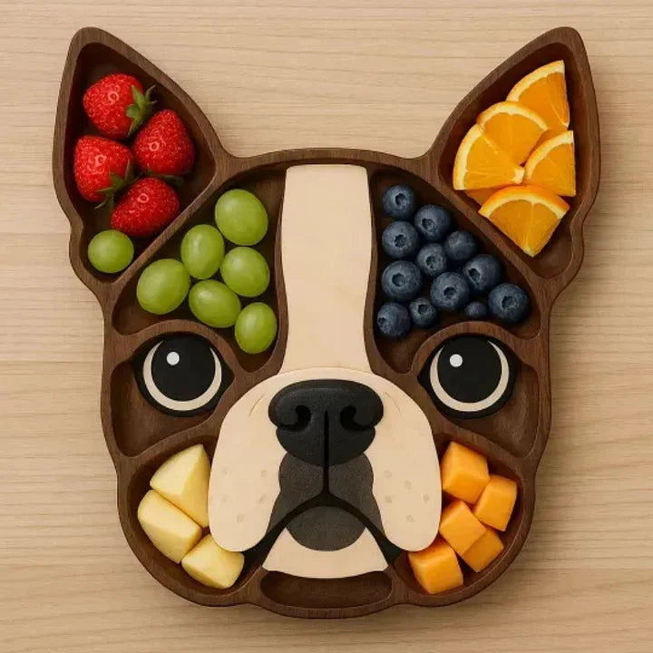 Plateaux de charcuterie d'animaux amusants 