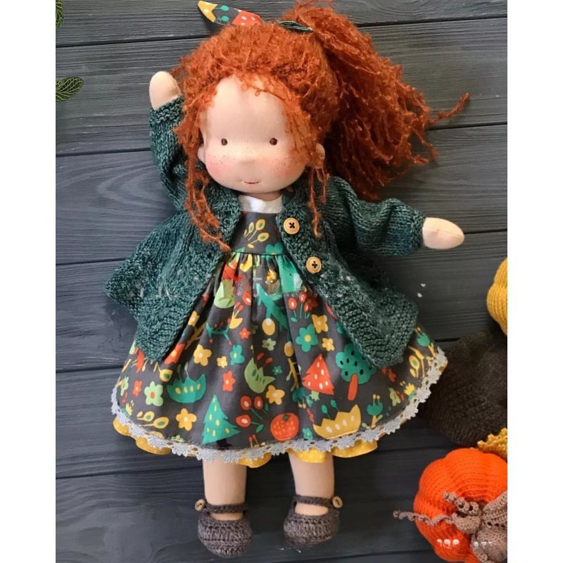 🎁🎁Le meilleur cadeau pour les enfants - Poupée Waldorf faite main👧 (Achetez-en 2, livraison gratuite) 