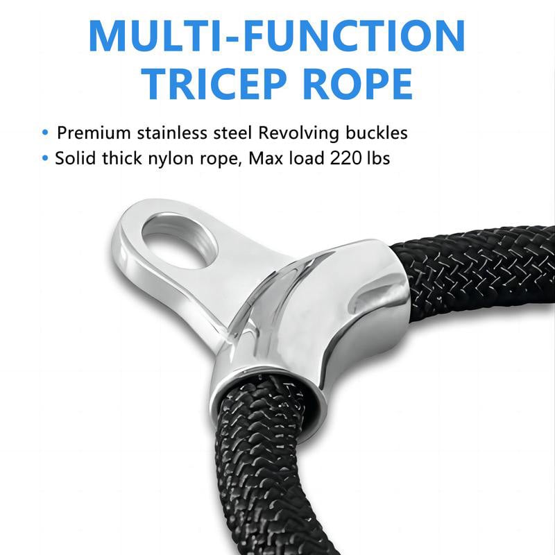 Cordon d'entraînement pour triceps à poignée ergonomique 
