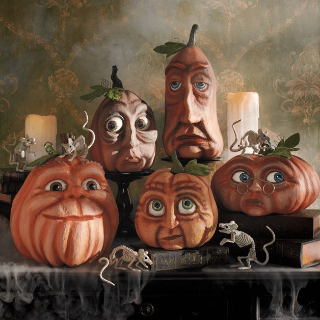 🎃Prévente d'Halloween -50 %🎃Décoration de jardin de citrouille expressive pour l'intérieur 