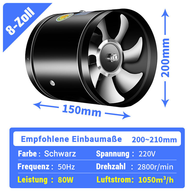 🔥Convient à de multiples scénarios - haute vitesse, haute puissance, aspiration ultra-puissante et ventilateur d'extraction silencieux 