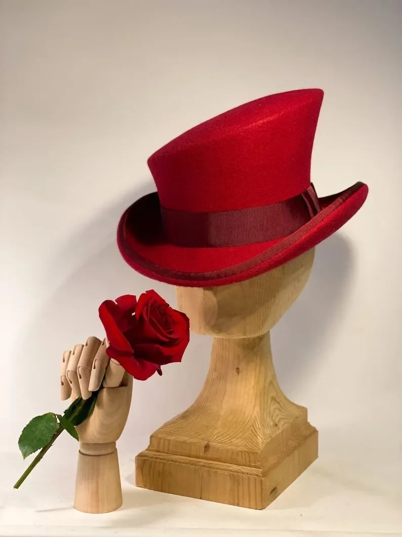 🎁20% DE RÉDUCTION - Chapeau haut de forme asymétrique 
