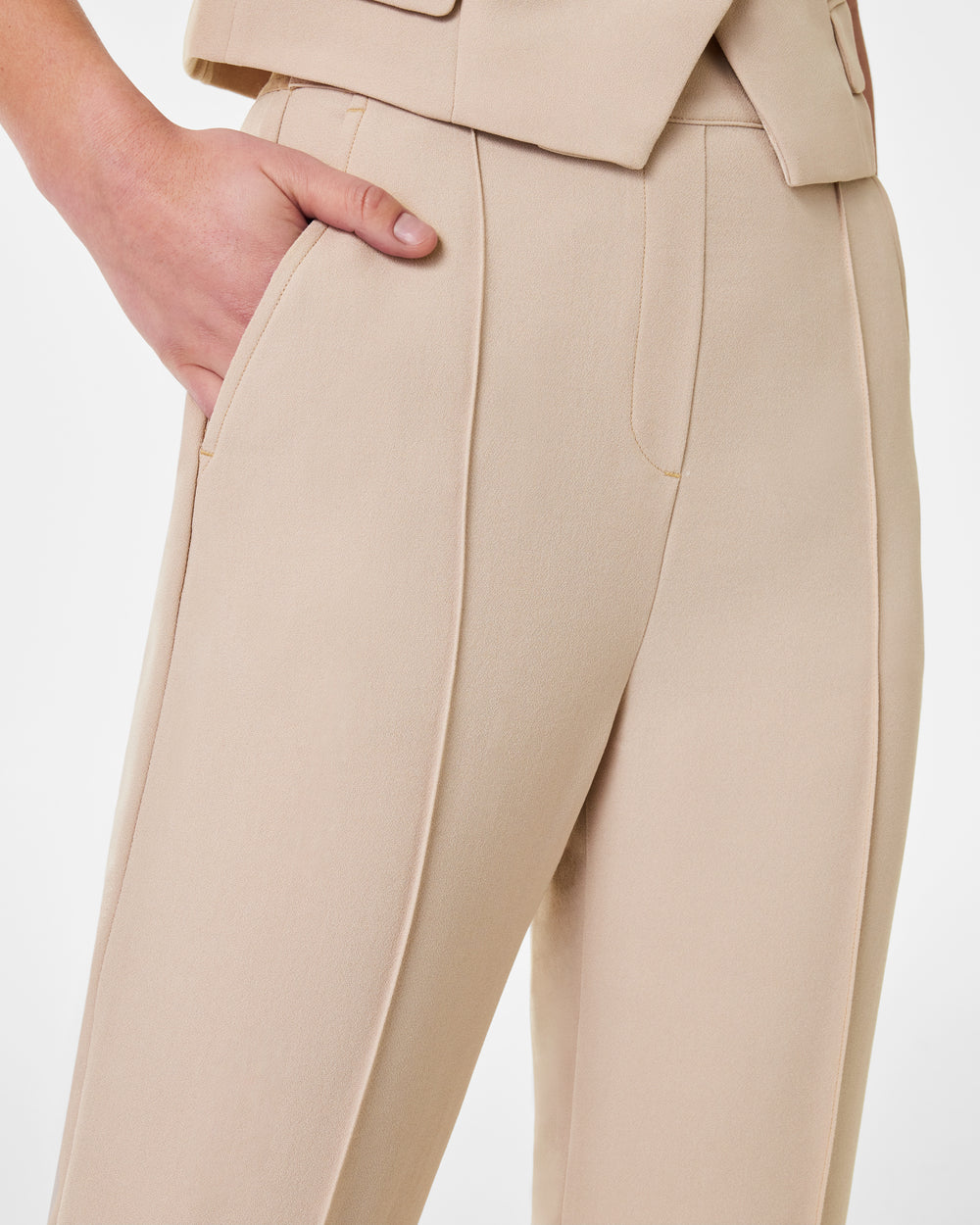 Pantalon en crêpe gainant (ACHETEZ-EN 2, LIVRAISON GRATUITE) 
