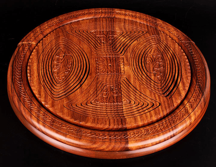 49 % DE RÉDUCTION 🔥 - Assiette à fruits en bois sculpté à la main 