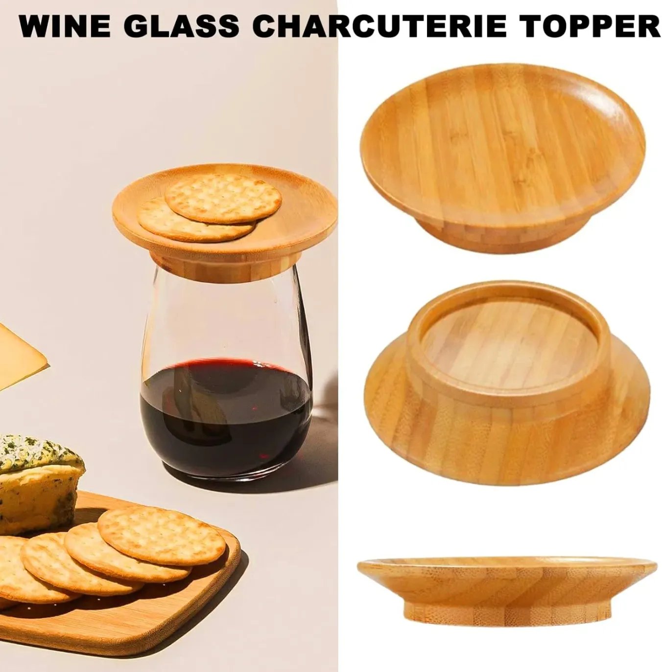 Garniture de charcuterie pour verre à vin 