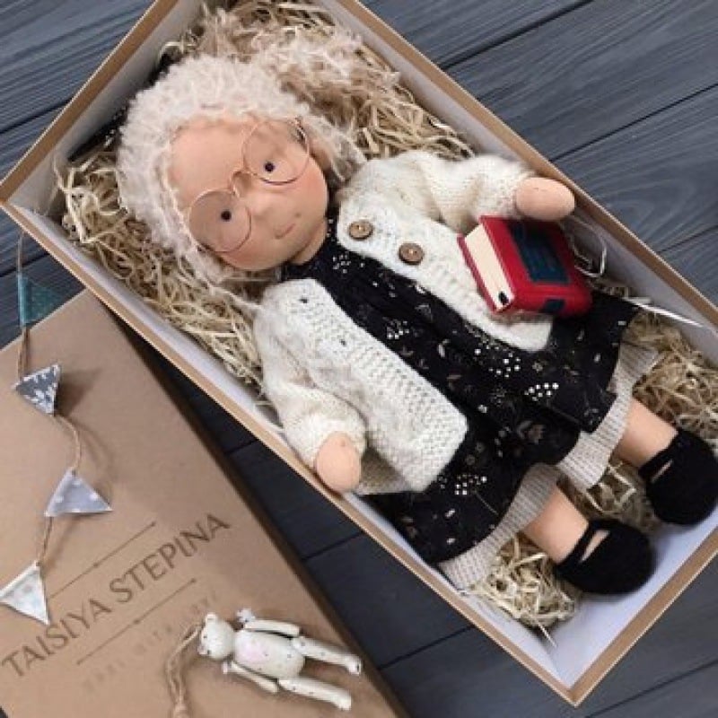 🎁🎁Le meilleur cadeau pour les enfants - Poupée Waldorf faite main👧 (Achetez-en 2, livraison gratuite) 
