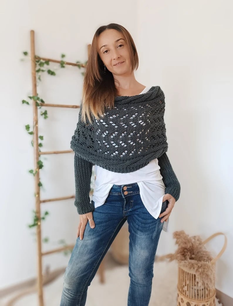 Boléros tricotés pour femmes 