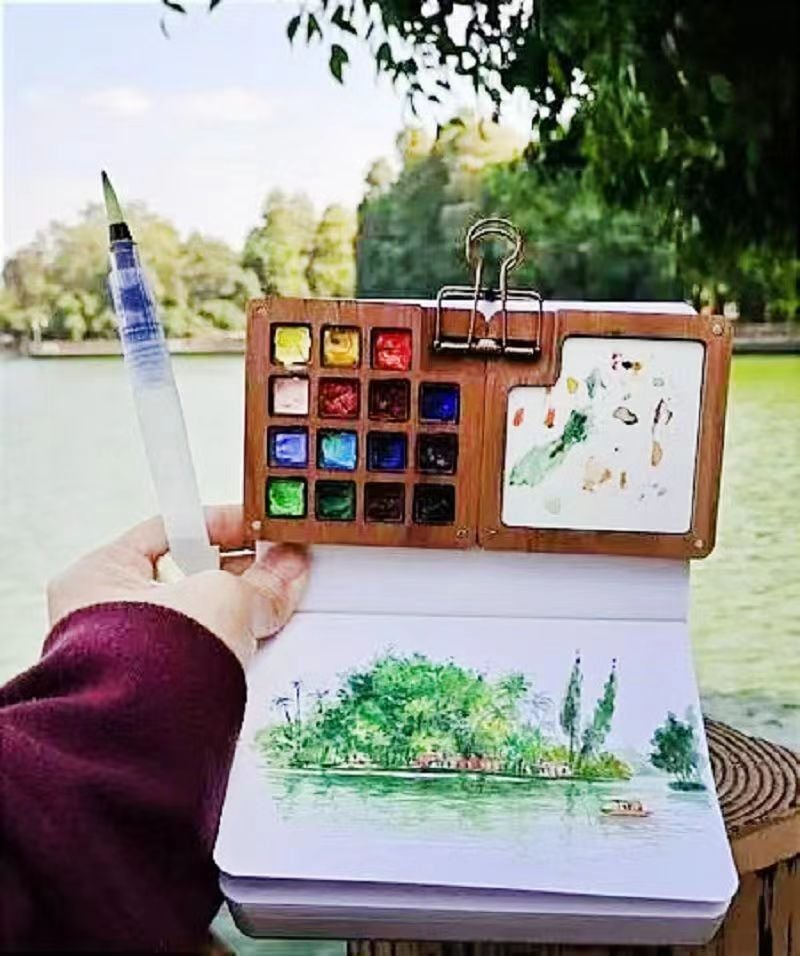 Kit d'aquarelle de poche 