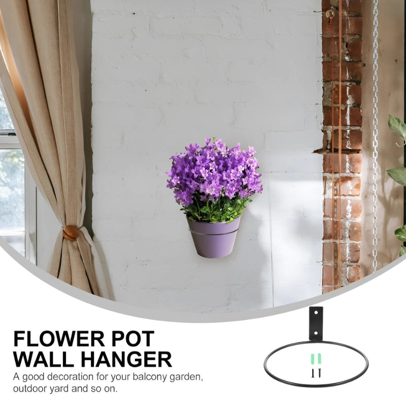wall mounted plant pots holders outdoor 1+1 Free) Wall hanging vase holder
