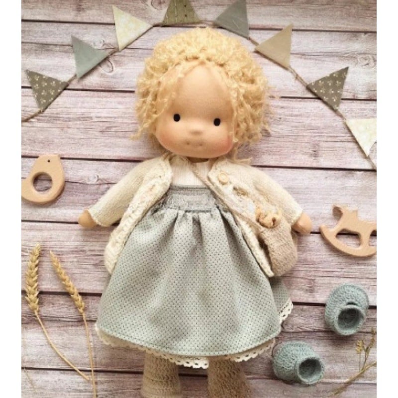 🎁🎁Le meilleur cadeau pour les enfants - Poupée Waldorf faite main👧 (Achetez-en 2, livraison gratuite) 