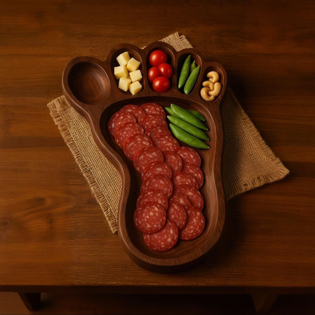 Plateaux de charcuterie d'animaux amusants 